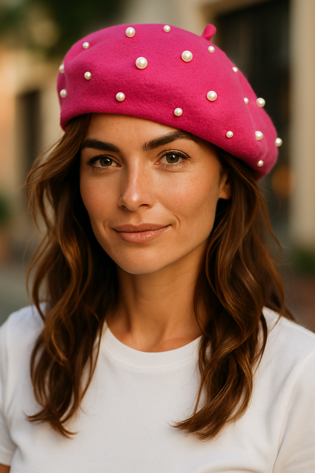 EXTRA FINE PURE WOOL BERET HAT