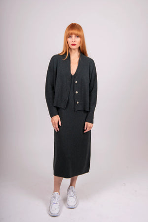 Shawl Collar Cardigan Bridge &  Lord Cashmere merino