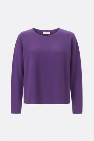 RICH & ROYAL FINE KNIT SWEATER WITH RAGLAN SLEEVES MADE IN ITALY