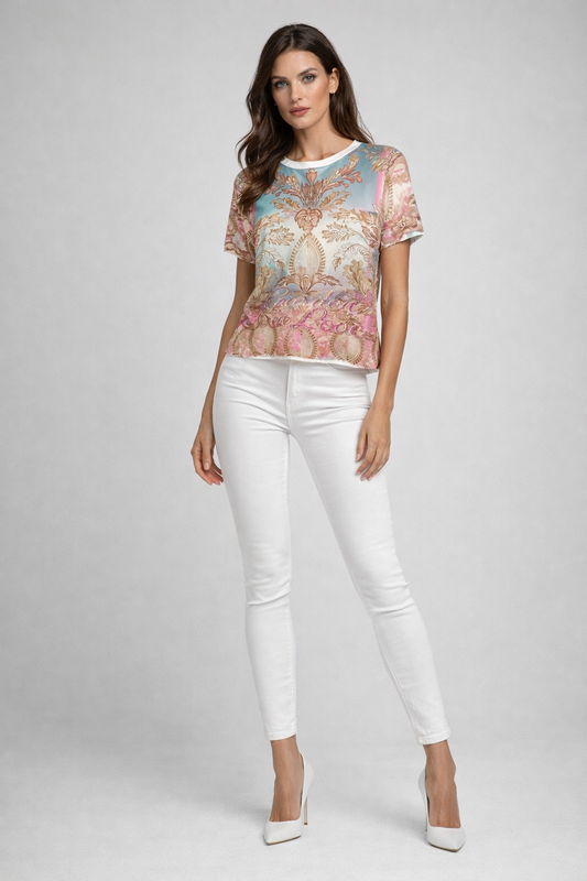 Miss Goodlife Crew Neck T-shirt Light Garden