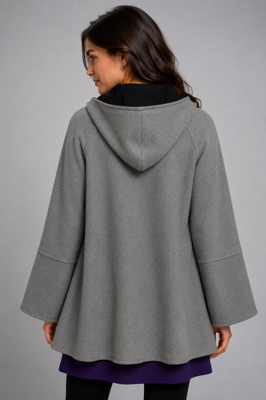 SABENA CAPE JACKET WITH HOOD