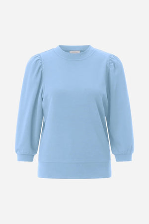 RICH & ROYAL SWEATSHIRT WITH PUFF SLEEVES