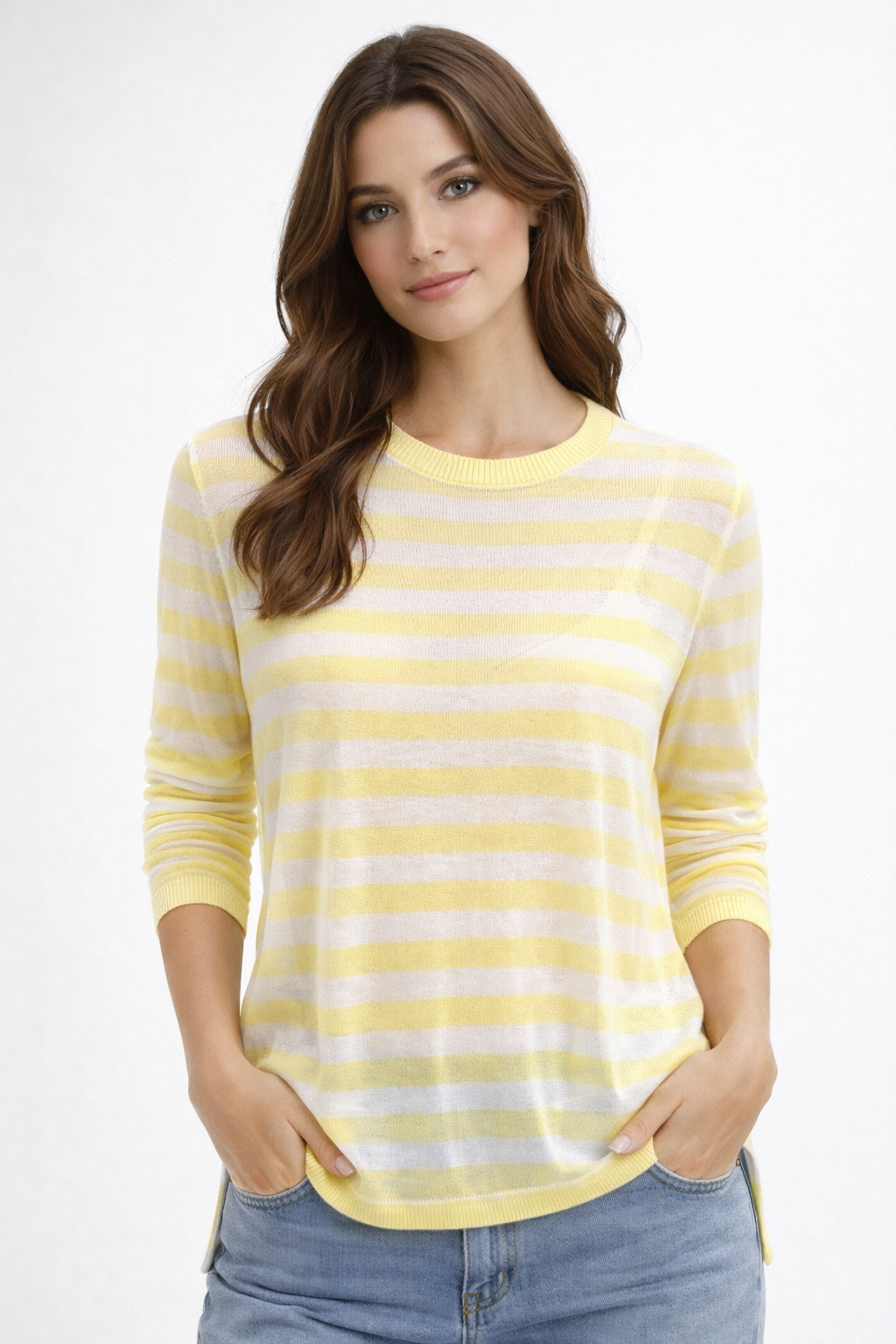 RICH & ROYAL STRIPE SWEATER