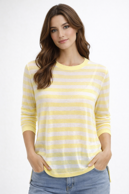 RICH & ROYAL STRIPE SWEATER