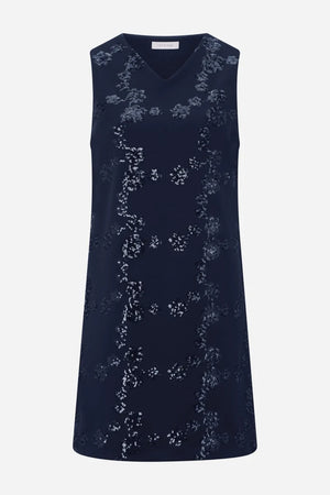 RICH & ROYAL MINI DRESS WITH SEQUIN EMBELLISHMENT