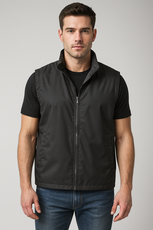 Crossley Full Zip vest With Pockets MADE IN ITALY