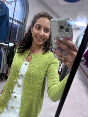 Ribbed cardigan Pure wool