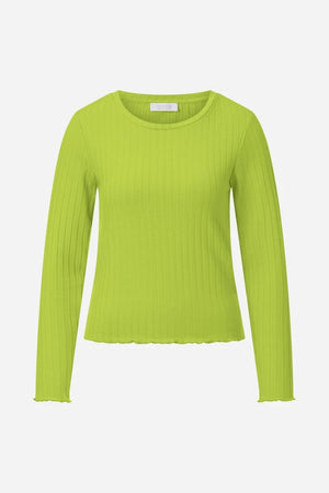 RICH & ROYAL RIBBED TEXTURE LONG SLEEVE