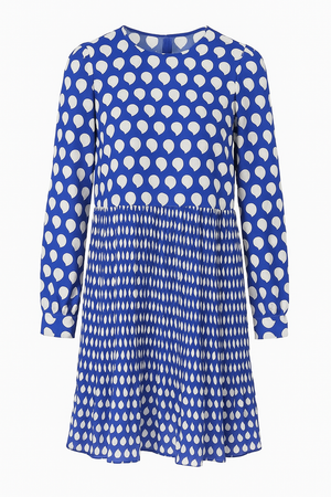 RICH & ROYAL PLEATED MINI DRESS