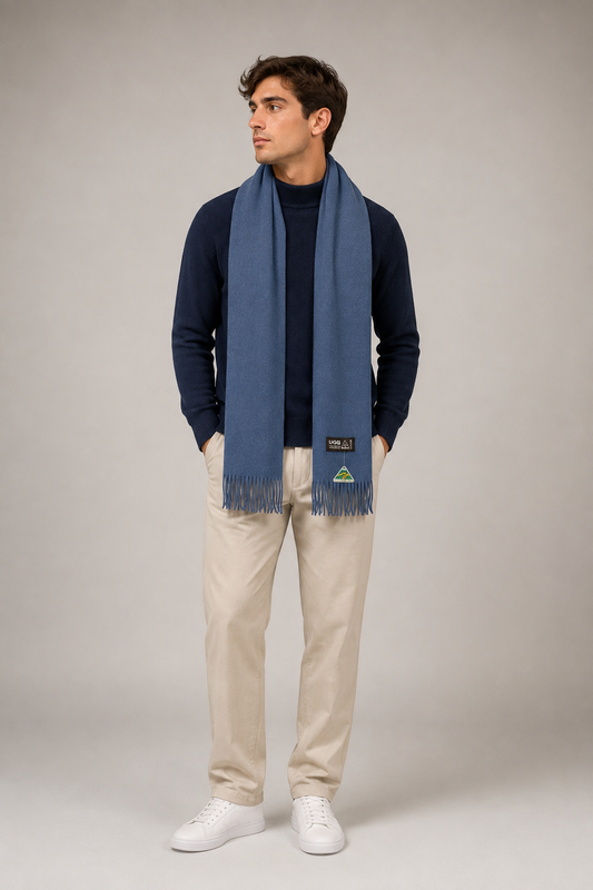 Made in Australia UGG Pure Merino Plain Unisex Scarf, accessory at Knit-On Australia