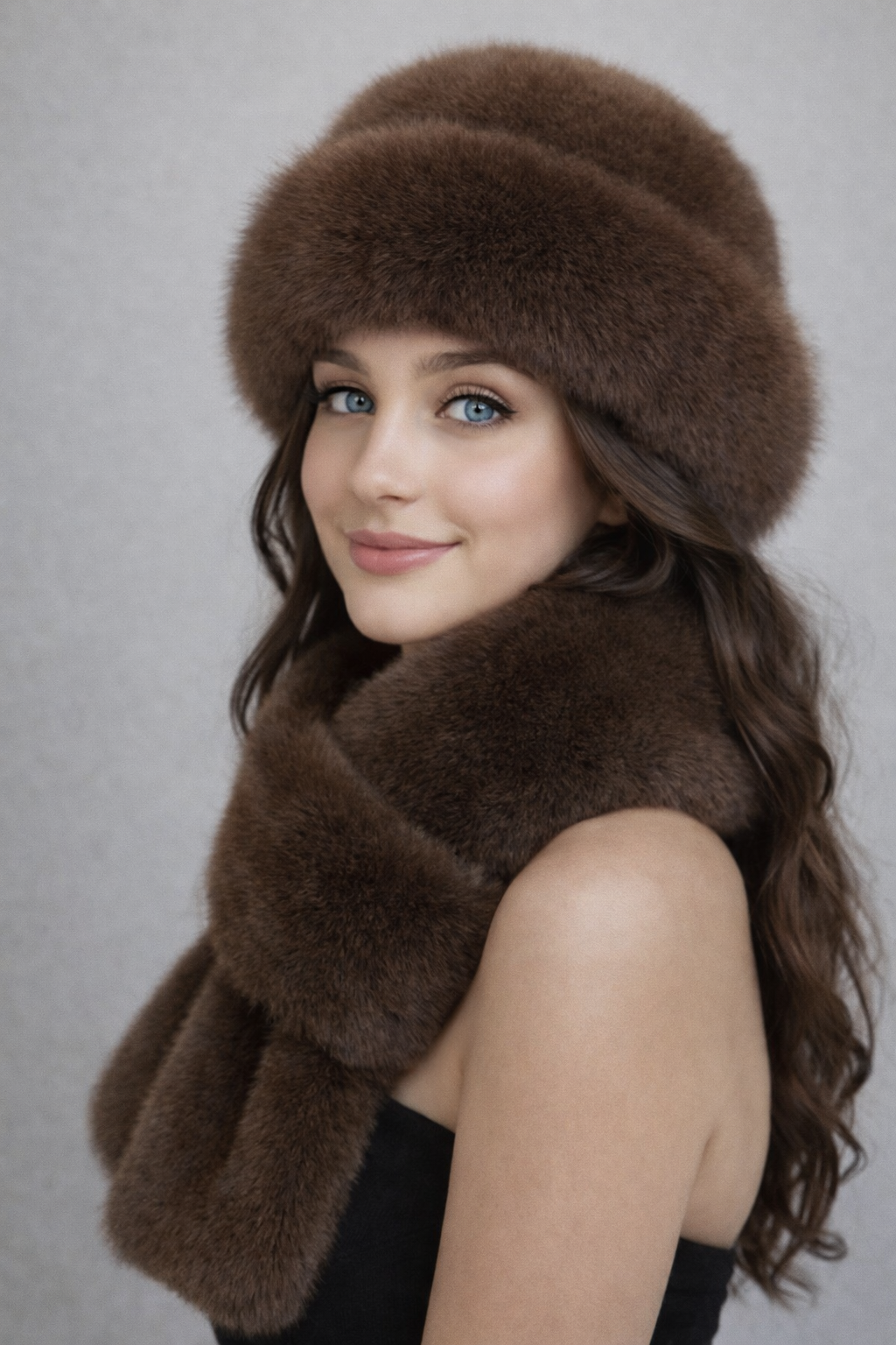 Luxurious Angora Furry Hat