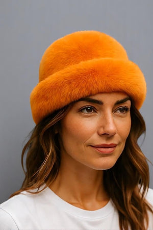 Luxurious Furry Hat & Scarf Set