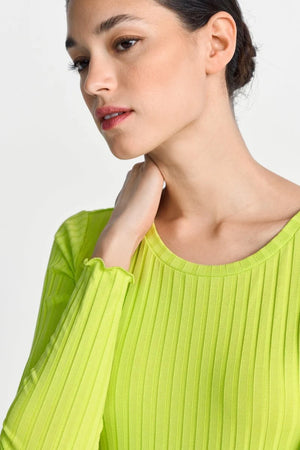 RICH & ROYAL RIBBED TEXTURE LONG SLEEVE