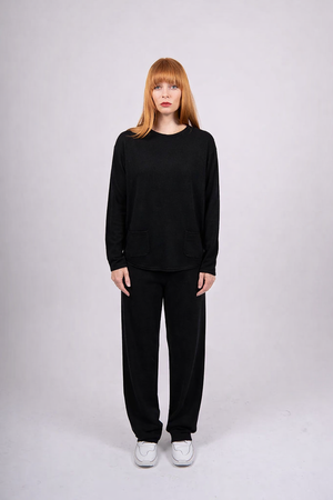 Bridge & Lord - Roll Trim Relaxed Pullover