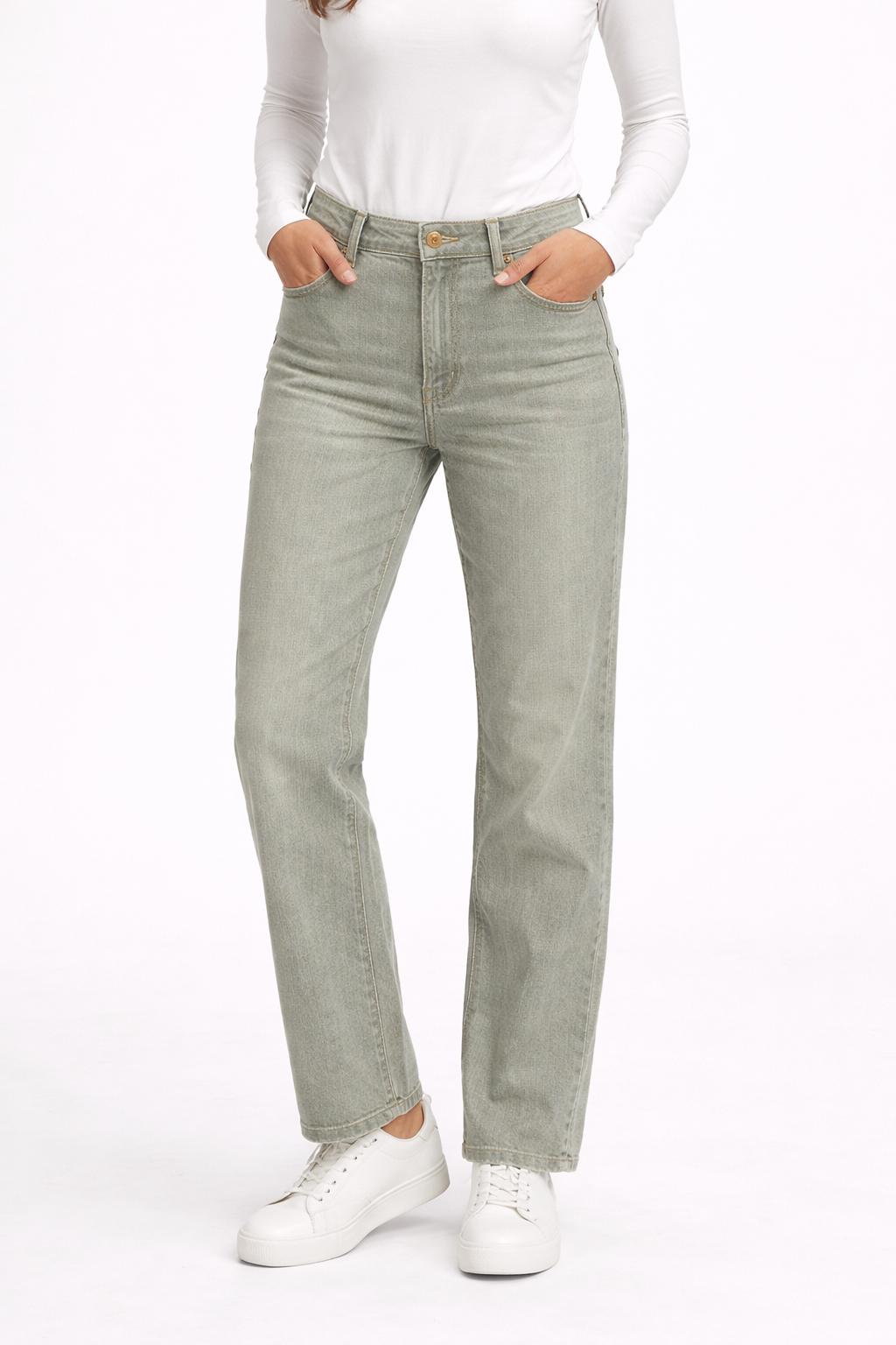 Le Temps des Cerises Khaki Jeans