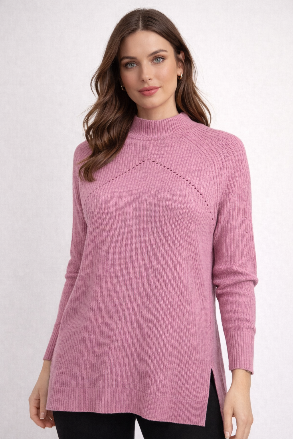 TUNIC MOCK NECK