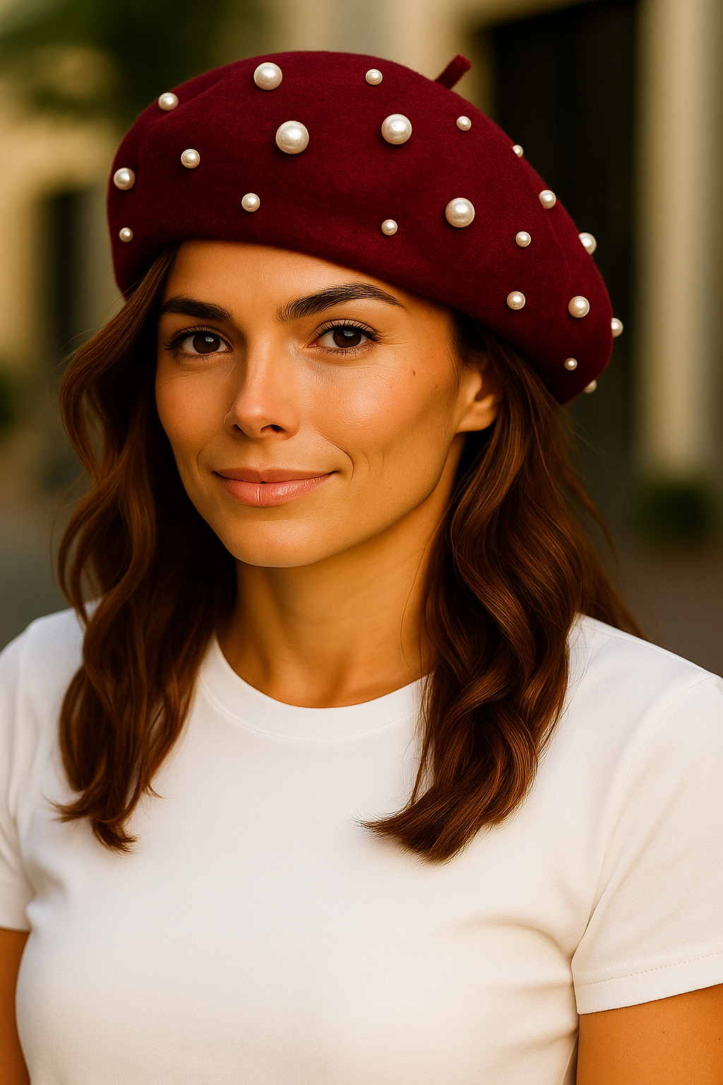 EXTRA FINE PURE WOOL BERET HAT