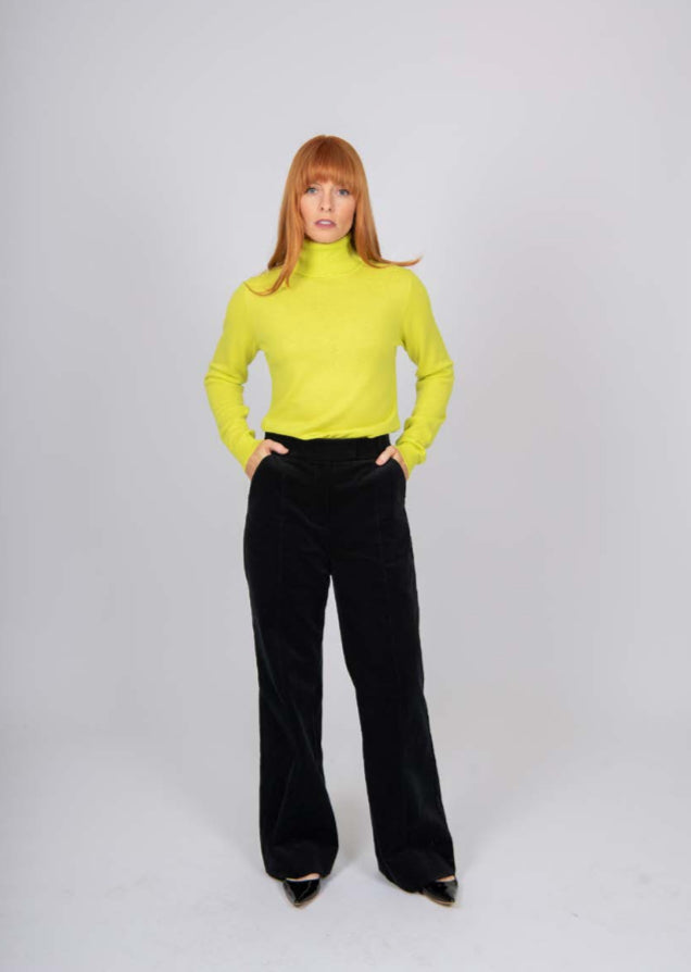 ESSENTIAL ROLL NECK PULLOVER BRIDGE & LORD CASHMERE / MERINO