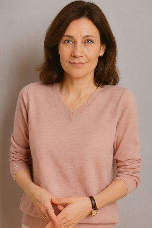 PURE CASHMERE V-NECK PULLOVER