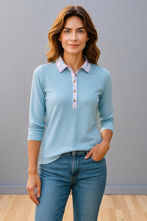 JO-RO  COLLAR PULLOVER
