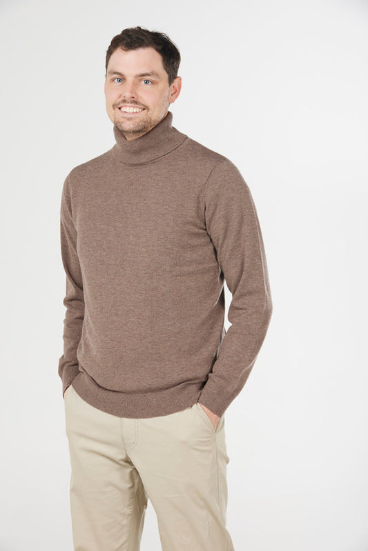 FINE KNIT PURE MERINO WOOL SKIVVY ANSETT KNITWEAR