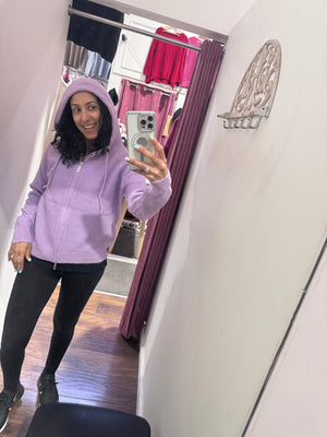Pure cashmere Full zip hoodie