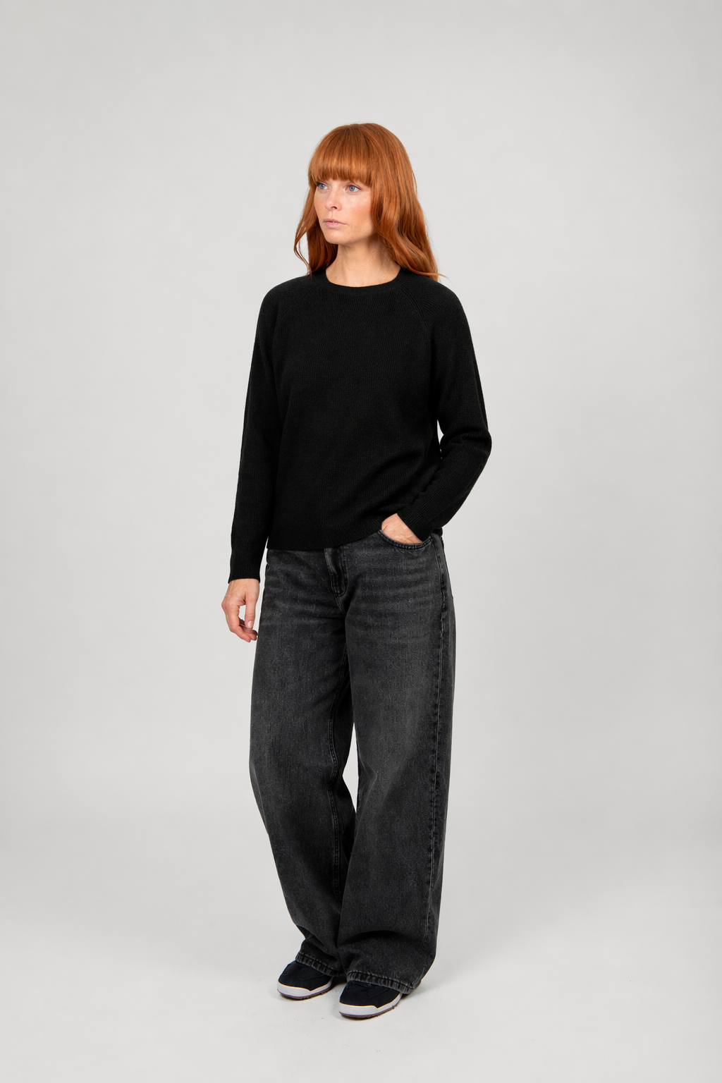 Bridge & Lord - Ribbed Raglan Crew Pullover
