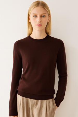 Pure Cashmere Crew Neck Pullover