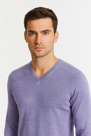 Fields classics Vee Neck Pullover with Rib Basque