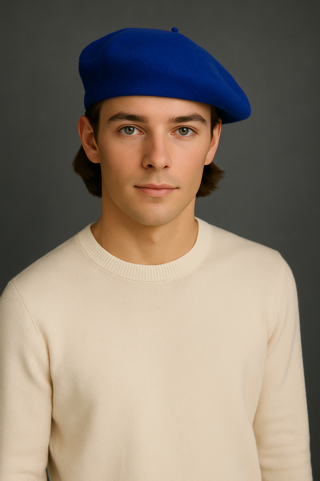 EXTRA FINE PURE WOOL BERET HAT
