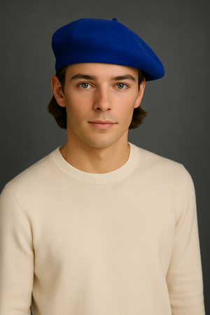 EXTRA FINE PURE WOOL BERET HAT