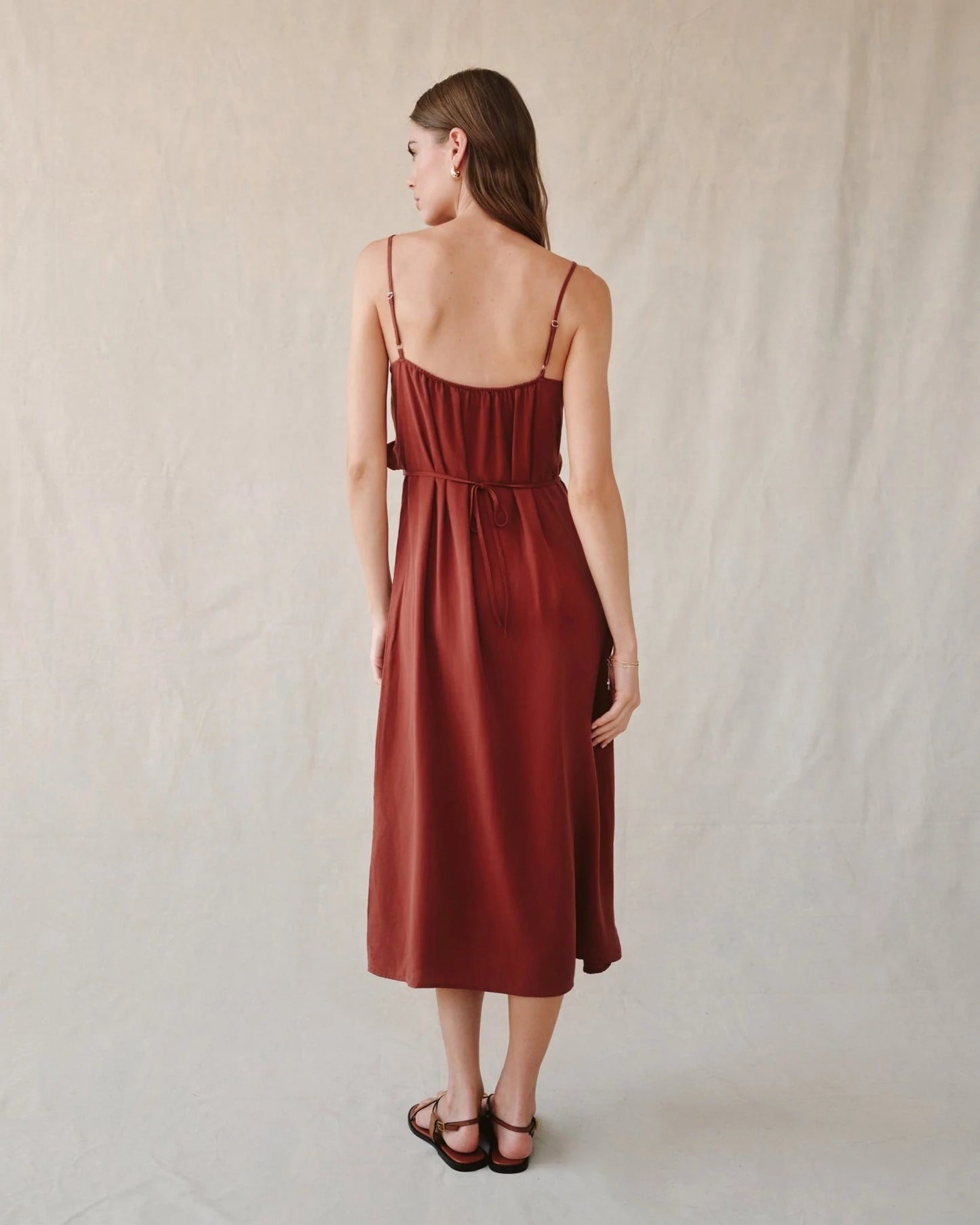 Bella Dahl Ruffle Cami Midi Dress