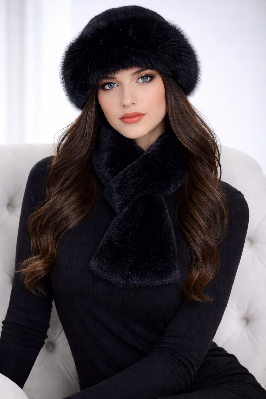 Luxurious Angora Furry Hat