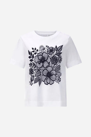 RICH & ROYAL WHITE T-SHIRT WITH PRINT