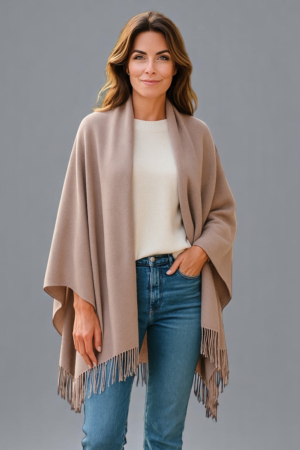 UGG Pure wool shawl/ Scarf /wrap reversible