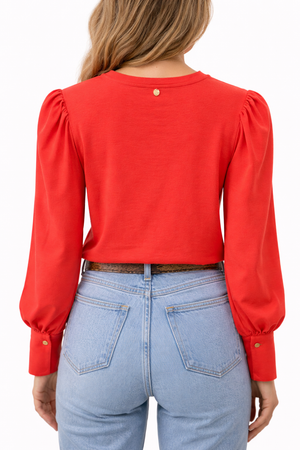 RICH & ROYAL LONG SLEEVE PUFF SLEEVES