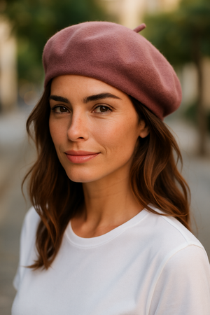 PURE WOOL BERET HAT