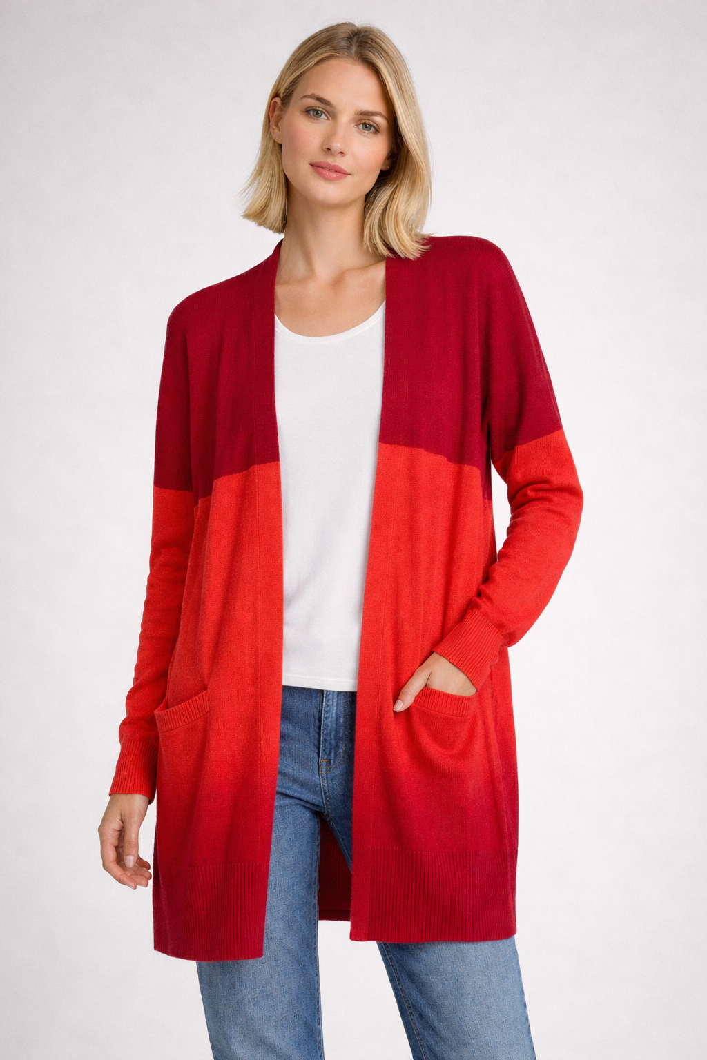 Fields woman Two Tone swing coat With Pockets