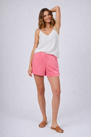 BELLA DAHL PLEATED BERMUDA SHORT