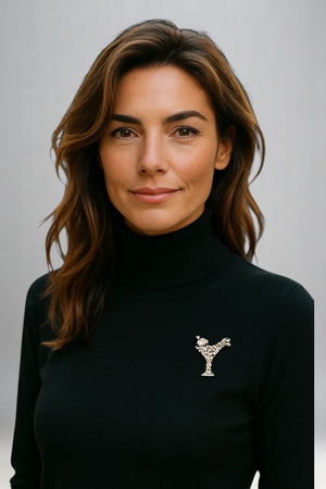 Stainless Steel Brooch Clothing Pin