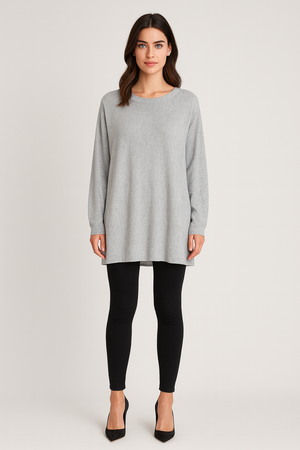 Fields Women Oversized Crew Neck Tunic