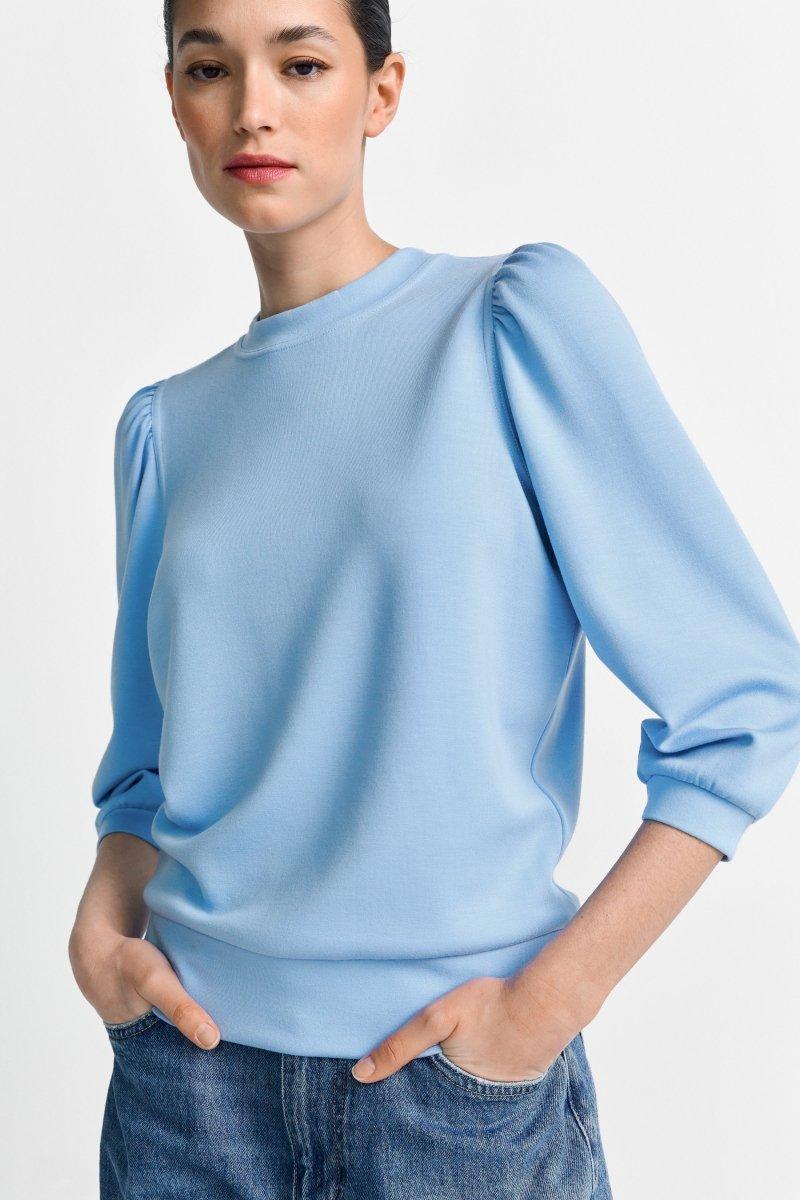 RICH & ROYAL SWEATSHIRT WITH PUFF SLEEVES