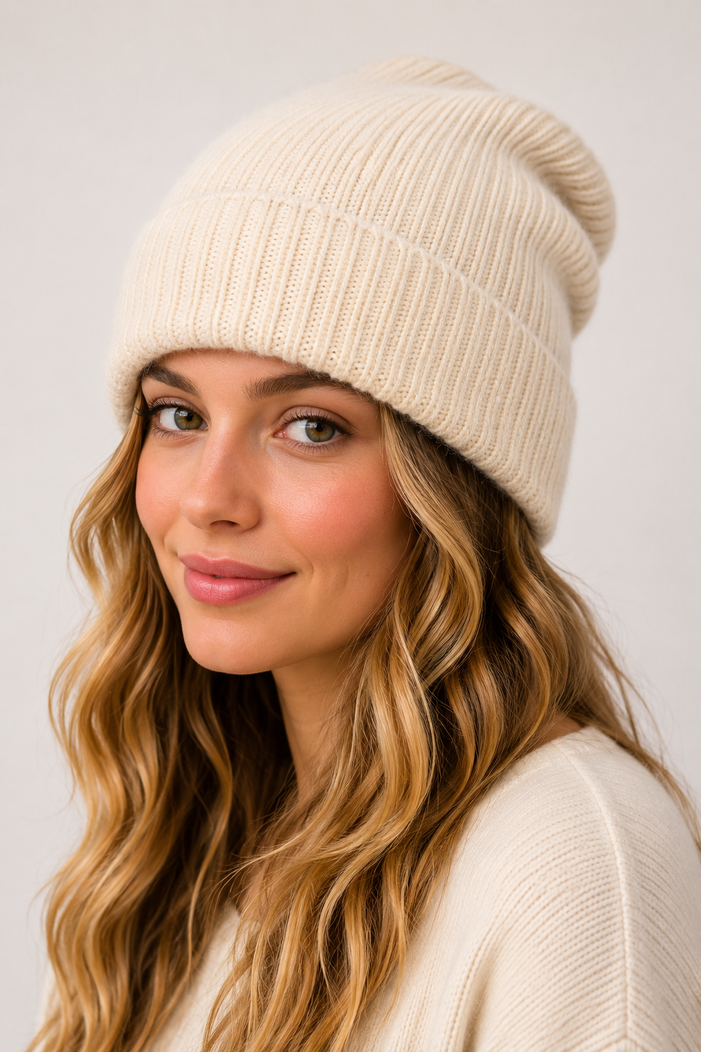 Unisex Premium Angora Fur Beanie