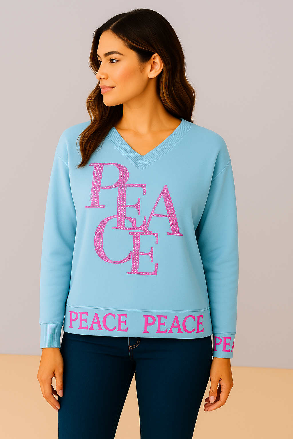 Miss Goodlife V- Neck Peace