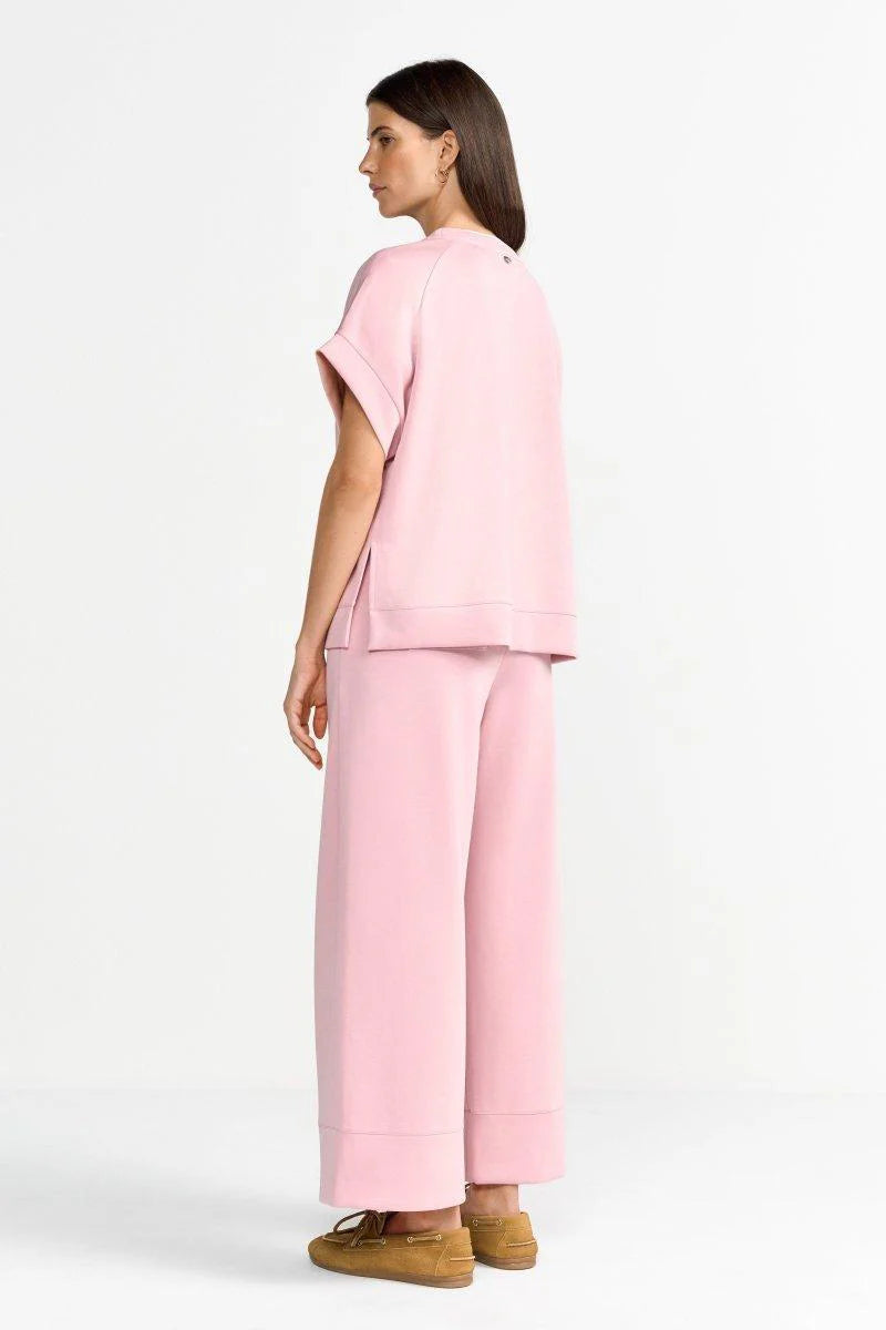 RICH & ROYAL wide-legged cropped trouser