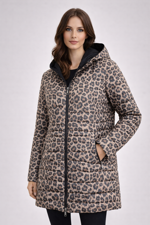 SABENA REVERSIBLE 3/4 LENGTH DOWN JACKET