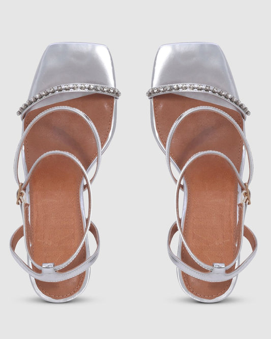 SKIN LEATHER SHOES HIGH HEEL