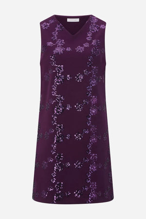 RICH & ROYAL MINI DRESS WITH SEQUIN EMBELLISHMENT