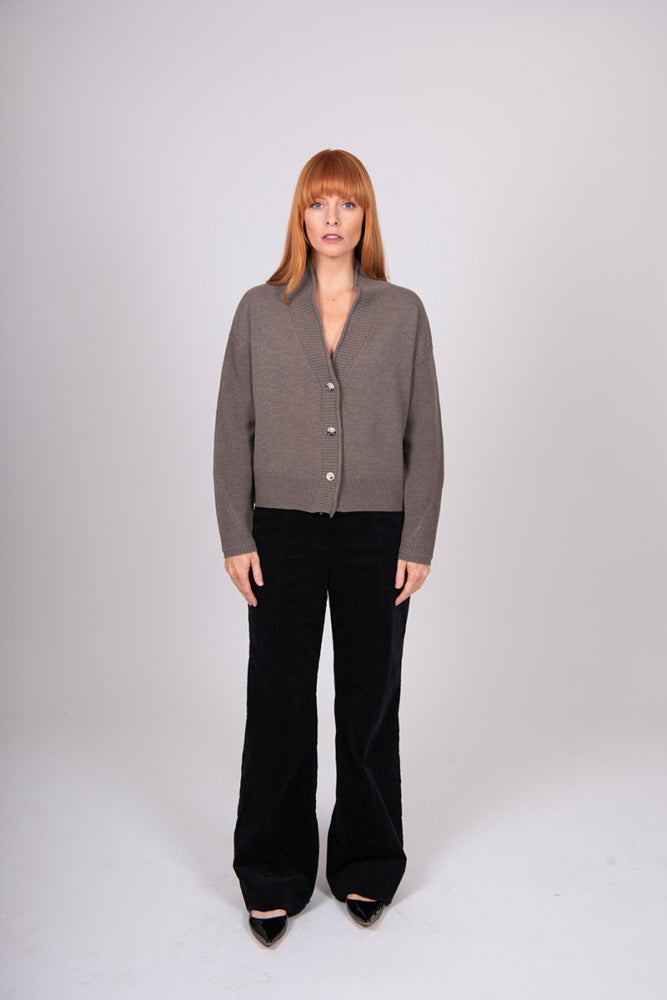 Shawl Collar Cardigan Bridge &  Lord Cashmere merino