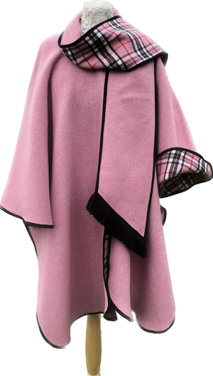 KESTA REVERSIBLE LONG LINE CAPE MADE IN UK